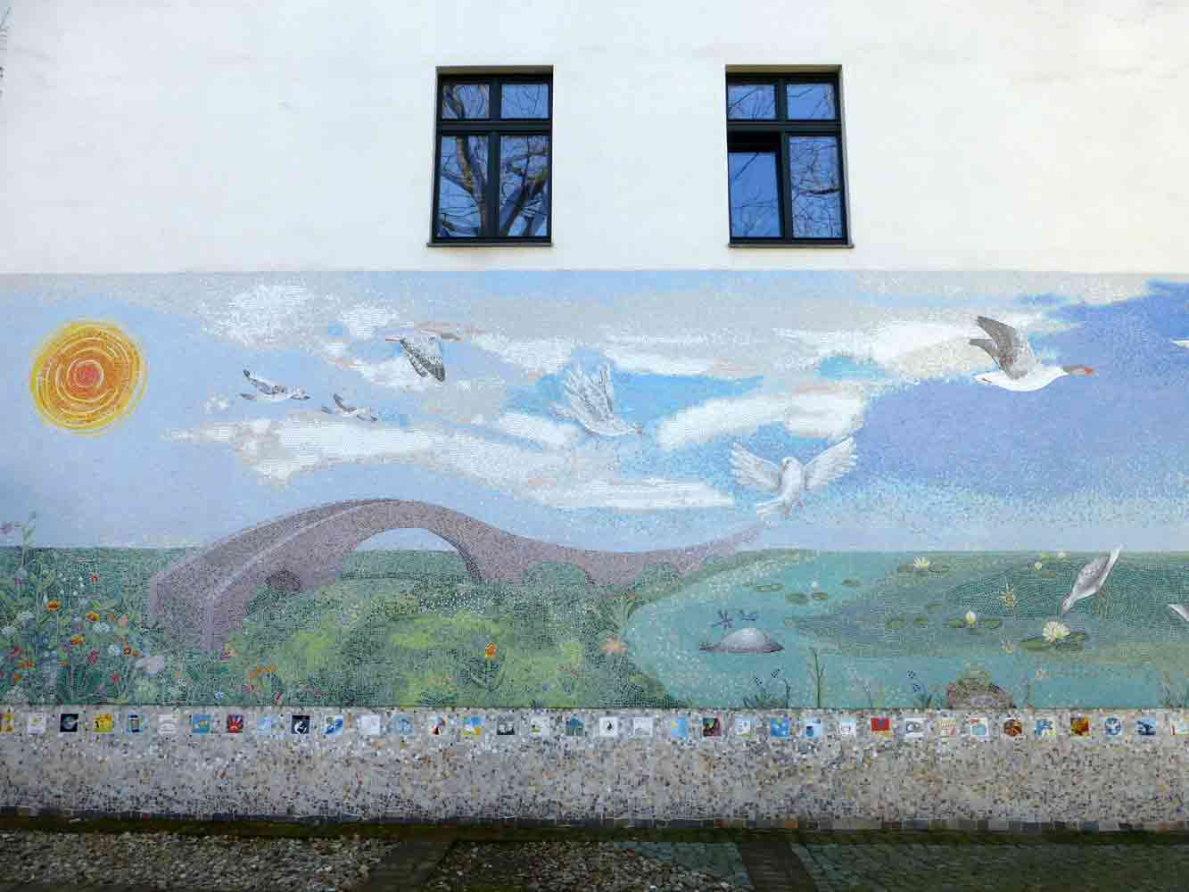 Mosaik Friedenswand