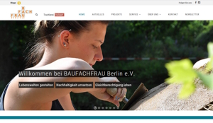 Screenshot Website Baufachfrau Berlin e.V.